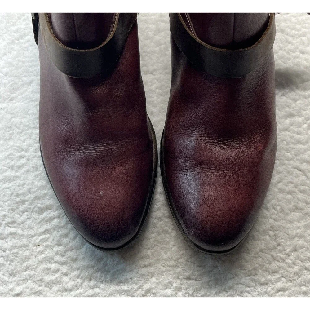 Pikolinos Boots Womens US9.5 EU40 Garnet Ordino Ankle Boho Lagenlook Equestrian